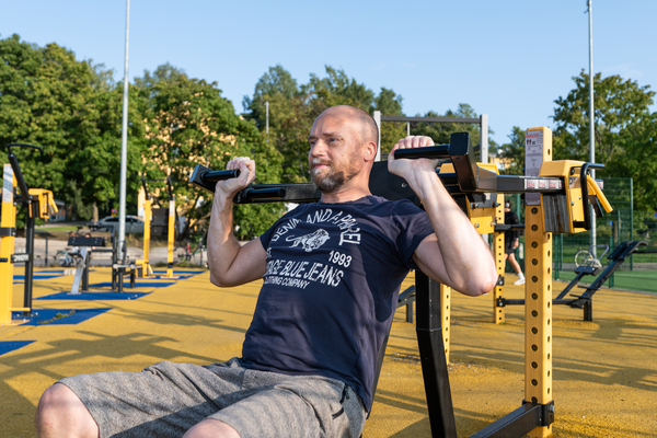 Picture of service point: Kannelmäki sports park / Outdoor gym
