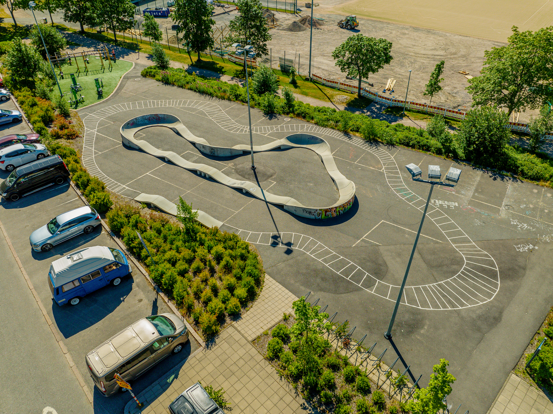 Kuva toimipisteestä: Roihuvuoren liikuntapuisto / Pumptrack