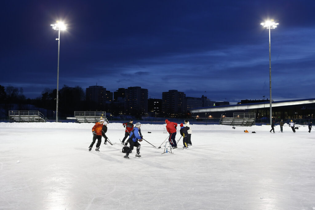 Kuva toimipisteestä: Käpylän tekojääkenttä