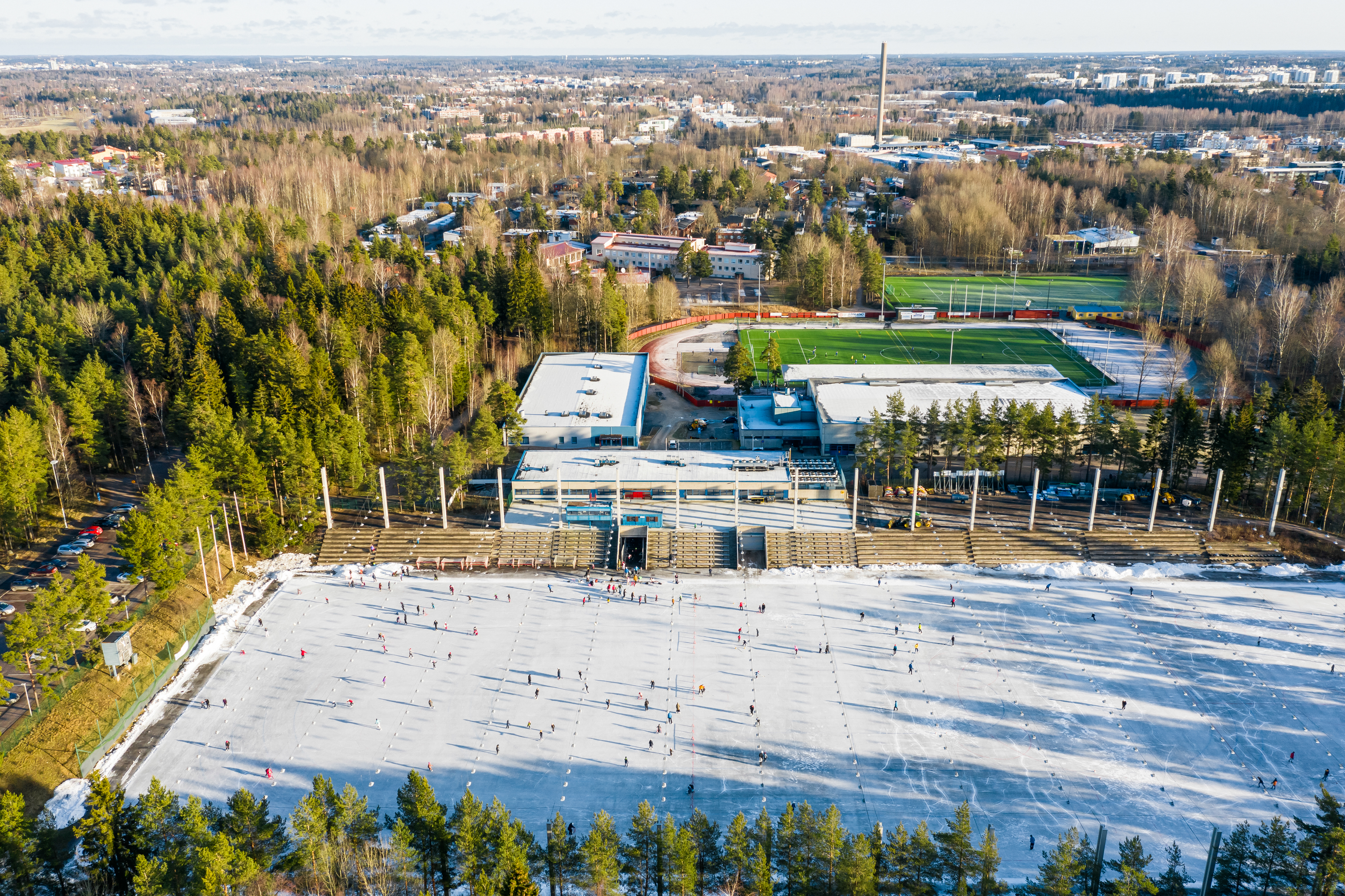 Kuva toimipisteestä: Oulunkylän tekojääkenttä