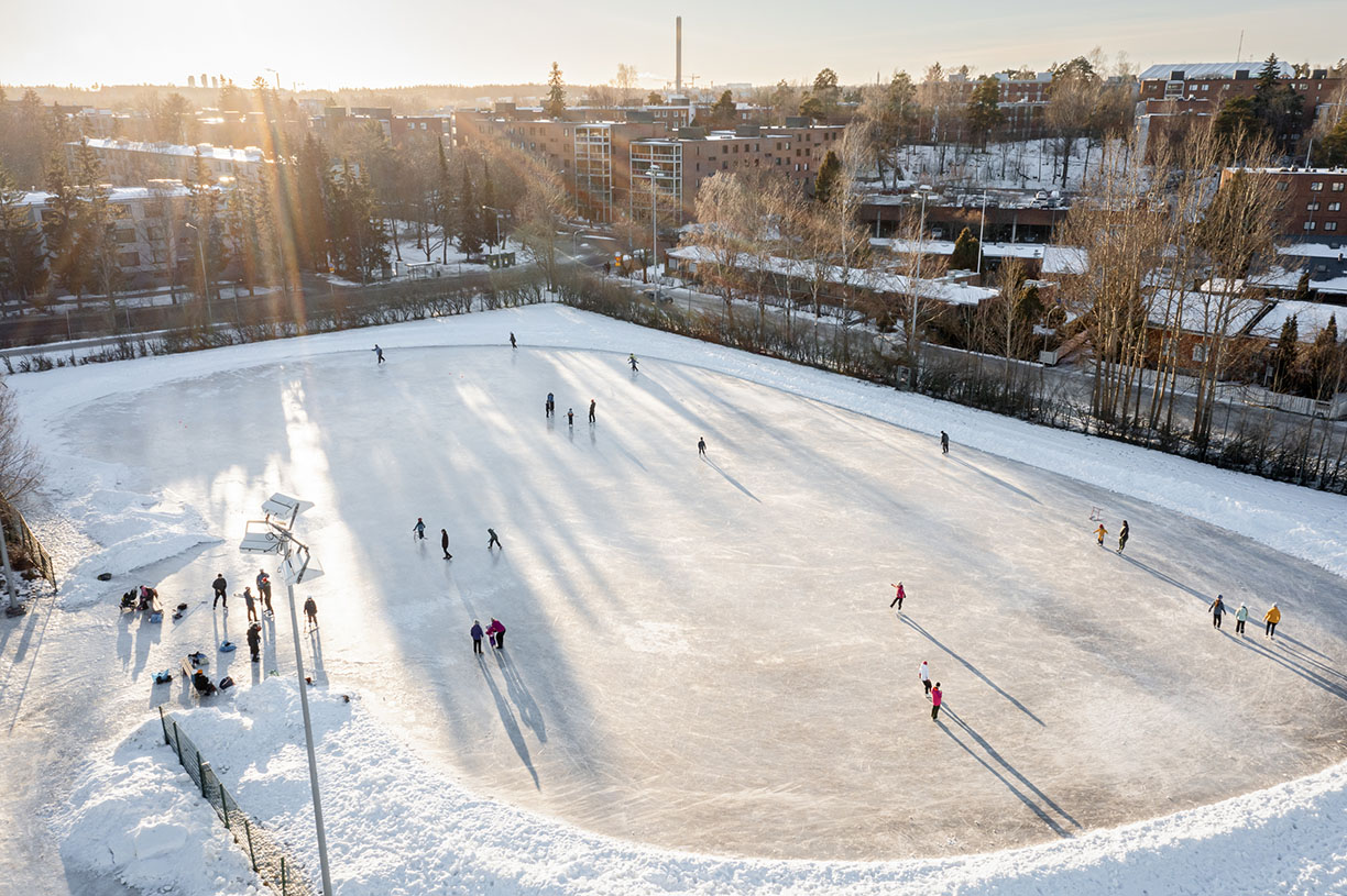 Picture of service point: Pukinmäki sports park / Skating rink