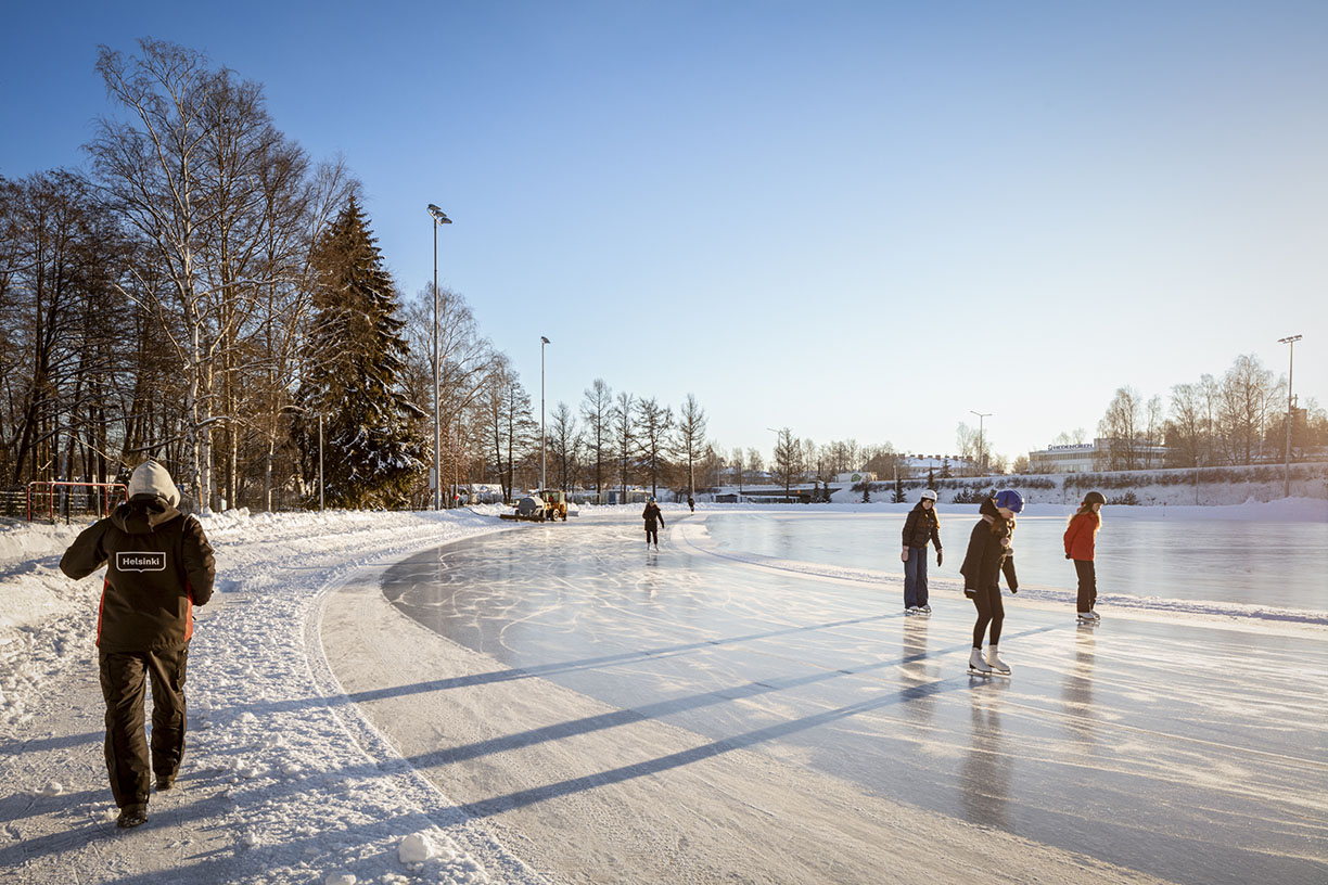 Picture of service point: Lauttasaari sports park / Skating rink