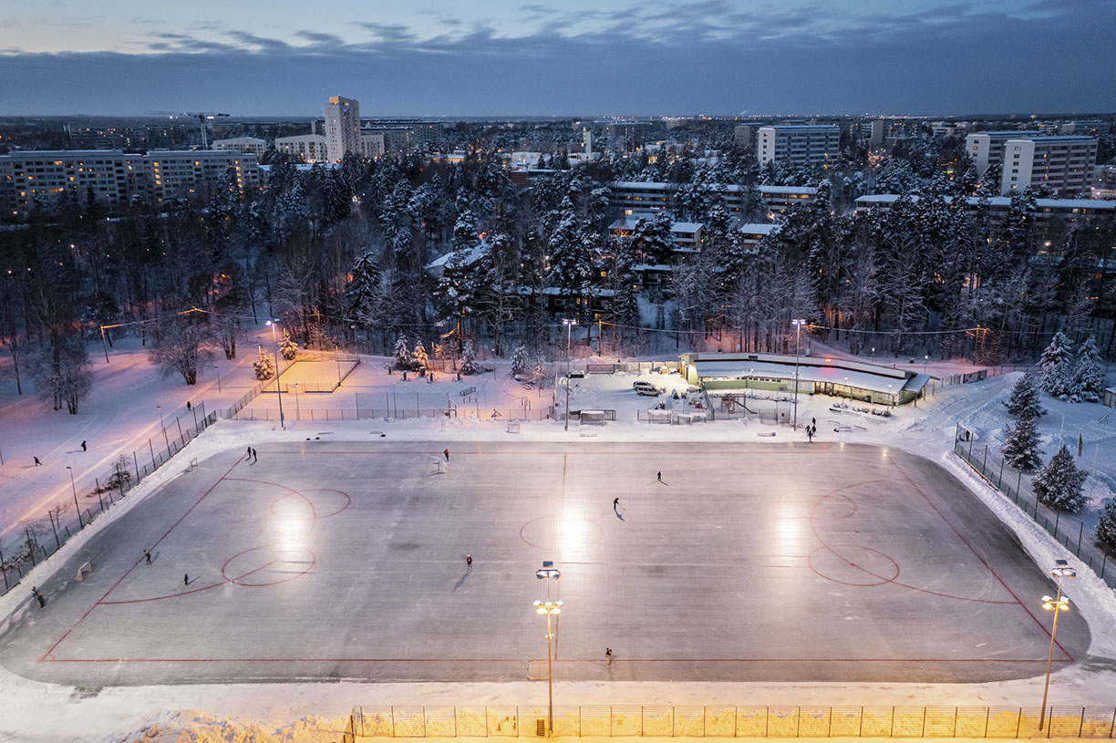 Picture of service point: Kontula sports park / Artificial ice rink