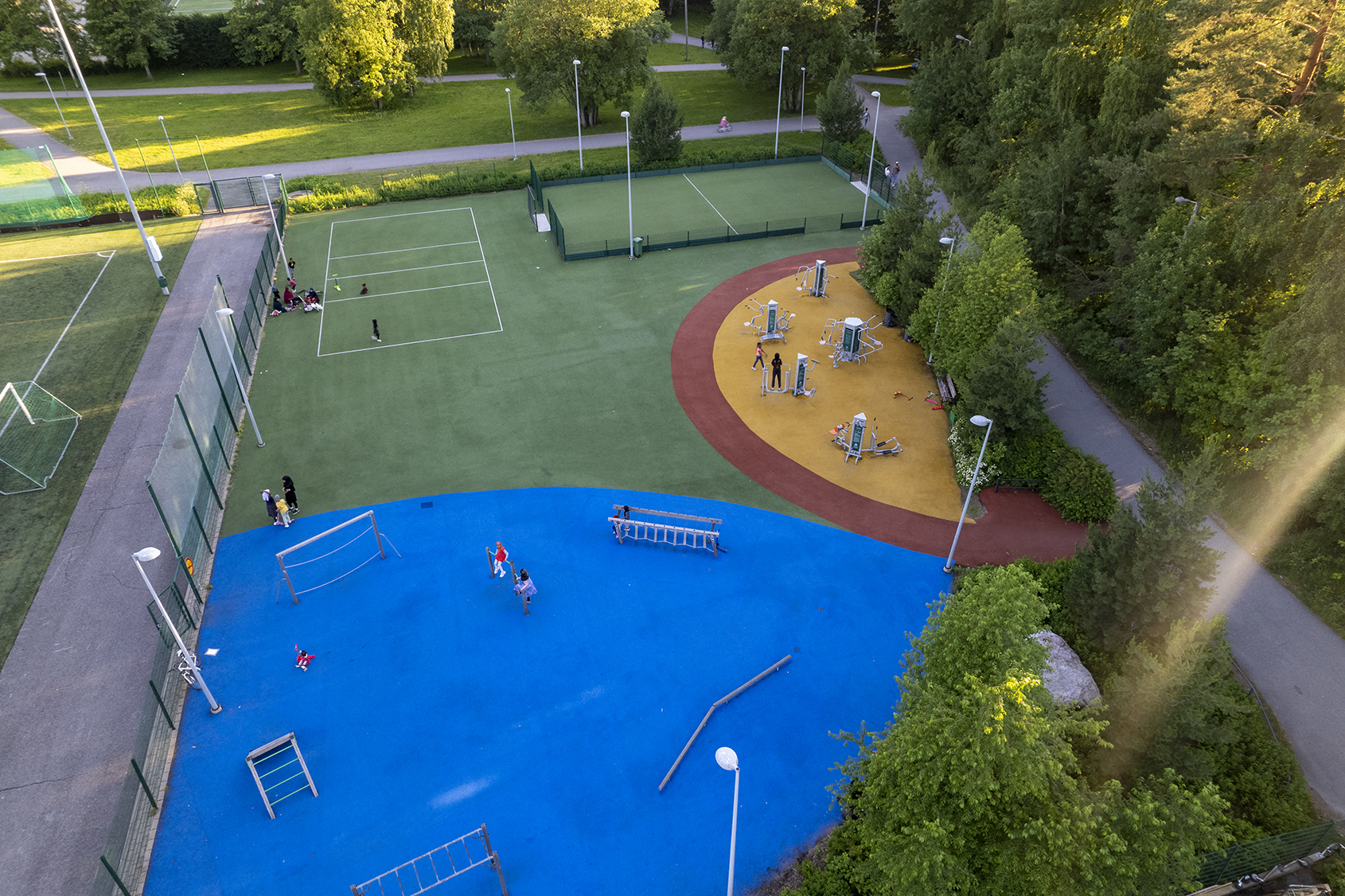 Picture of service point: Kontula sports park / Local exercise place