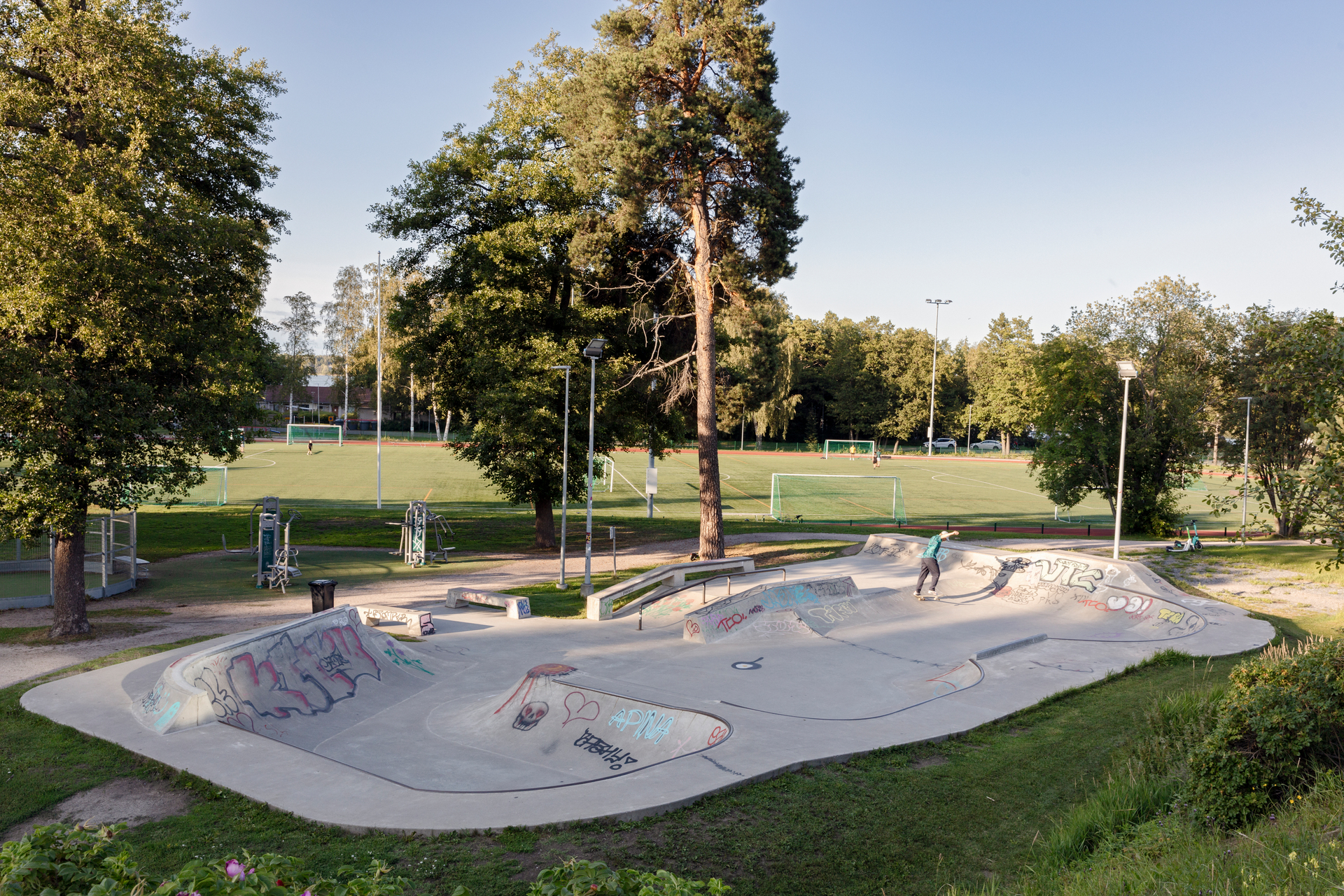 Kuva toimipisteestä: Lauttasaaren liikuntapuisto / Skeittipaikka