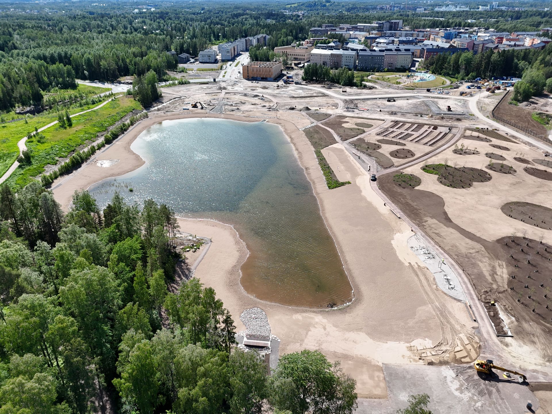 Kuva toimipisteestä: Palettilammen uimaranta